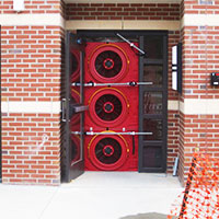 Ft. Bragg Whole Building Air Leakage Testing